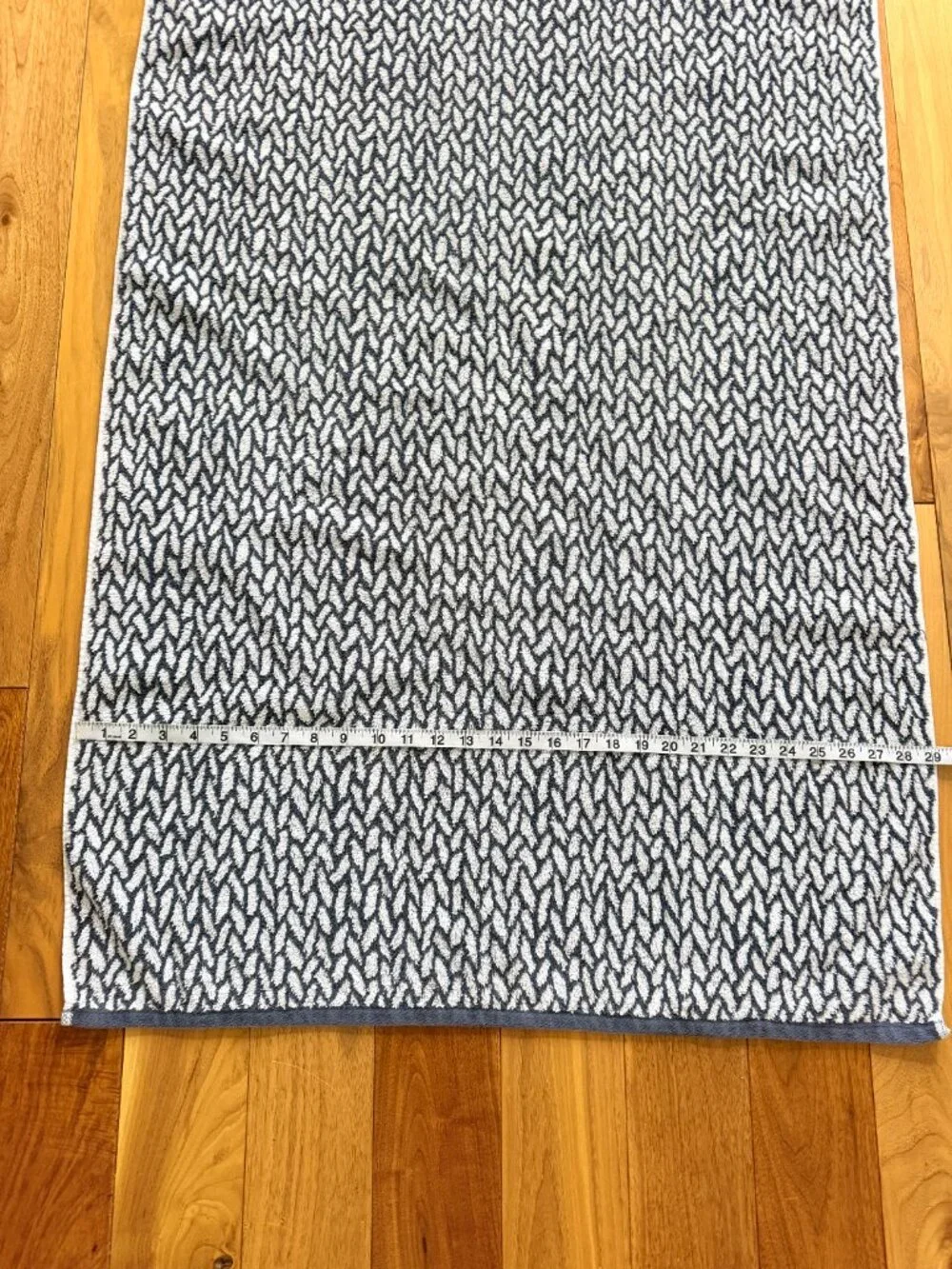 Set of 2 Lauren Ralph Lauren Sanders Basketweave Bath Towels Antimicrobial